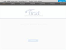 Tablet Screenshot of firstli.com